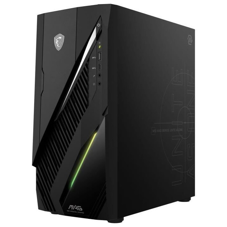 PC de bureau - MSI - Sans Windows - MAG Infinite E1 - 14NVL5-214XFR - I5-14400F - 16 Go DDR5 5600Hz - 512 Go M.2 Pcie- RTX 5060 PC de bureau - MSI - Sans Windows - MAG Infinite E1 - 14NVL5-214XFR - I5-14400F - 16 Go DDR5 5600Hz - 512 Go M.2 Pcie- RTX 5060