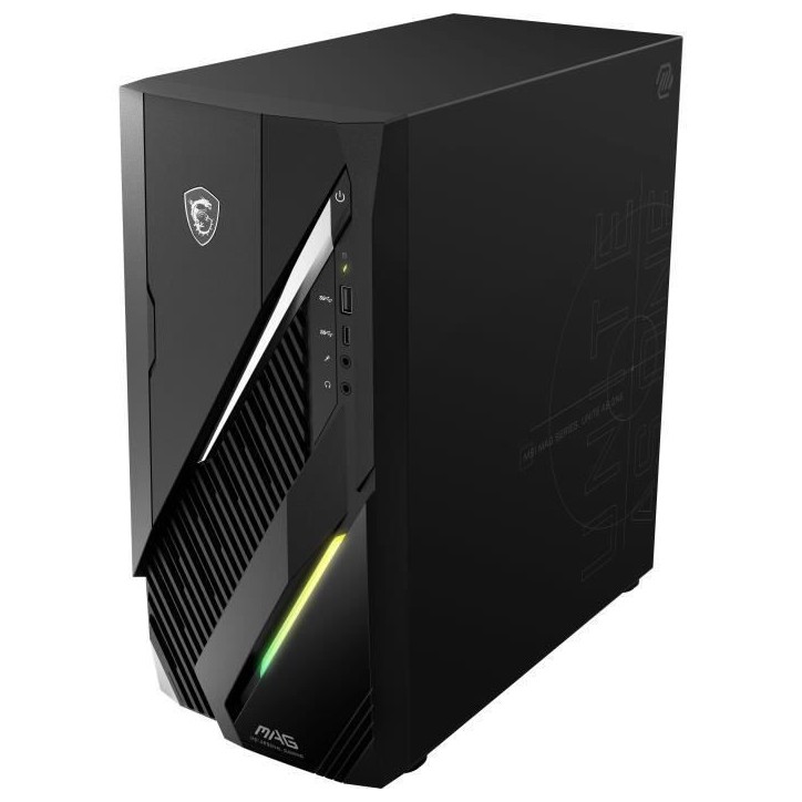 PC de bureau - MSI - Sans Windows - MAG Infinite E1 - 14NVL5-214XFR - I5-14400F - 16 Go DDR5 5600Hz - 512 Go M.2 Pcie- RTX 5060 PC de bureau - MSI - Sans Windows - MAG Infinite E1 - 14NVL5-214XFR - I5-14400F - 16 Go DDR5 5600Hz - 512 Go M.2 Pcie- RTX 5060