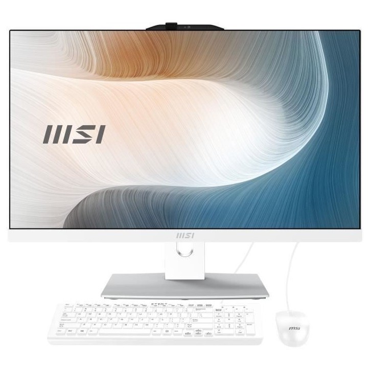 PC Tout-en-un MSI - 27'' - Sans Windows -Ecran FHD - Core 7 150U - RAM 16Go - Stockage 1To - Pied ajustable - Clavier et souris PC Tout-en-un MSI - 27'' - Sans Windows -Ecran FHD - Core 7 150U - RAM 16Go - Stockage 1To - Pied ajustable - Clavier et souris