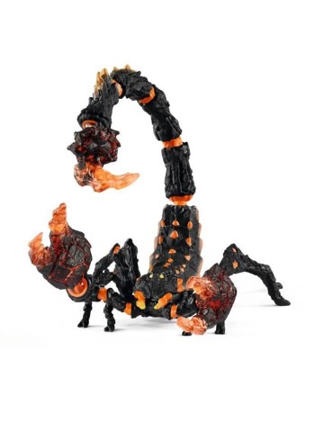 Scorpion de lave, figurine fantastique avec pieces mobiles et rotatives, jouet monstre pour enfants des 7 ans - schleich 70142 E