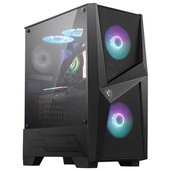 MSI BOITIER PC MAG FORGE 100R - Noir - Verre trempé - Format ATX (306-7G03R21-809) MSI BOITIER PC MAG FORGE 100R - Noir - Verre trempé - Format ATX (306-7G03R21-809)