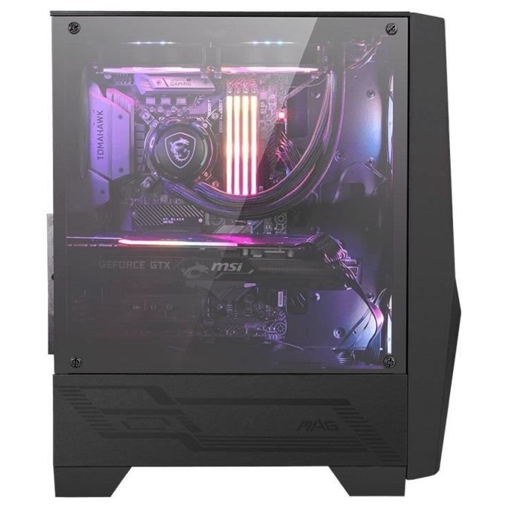MSI BOITIER PC MAG FORGE 100R - Noir - Verre trempé - Format ATX (306-7G03R21-809) MSI BOITIER PC MAG FORGE 100R - Noir - Verre trempé - Format ATX (306-7G03R21-809)