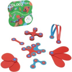 Itsy CLIXO - Flamingo/Turquoise - GIPSY TOYS - Jeu de Construction Mag