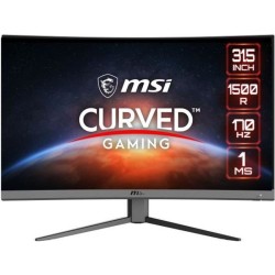 Ecran PC Gamer Incurvé - MSI - 31,5 - WQHD - 170Hz - Dalle VA - 1ms -