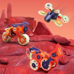 Mars Rovers CLIXO - GIPSY TOYS - Jeu de construction magnétique, flex