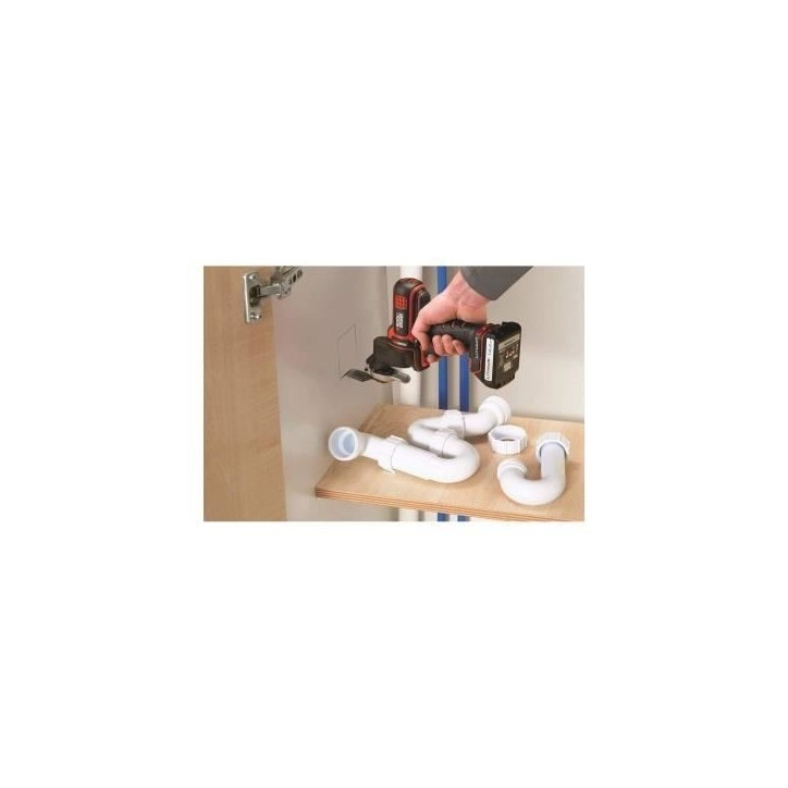 Tete d'outil oscillatoire Multievo BLACK+DECKER - MTOS4-XJ - avec 11 accessoires Tete d'outil oscillatoire Multievo BLACK+DECKER - MTOS4-XJ - avec 11 accessoires