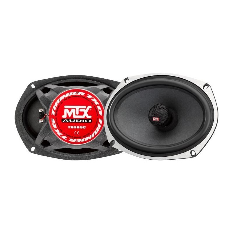 MTX TX669C Haut-parleurs voiture Coaxiaux 15x23cm 6x9 2 voies 120W RMS