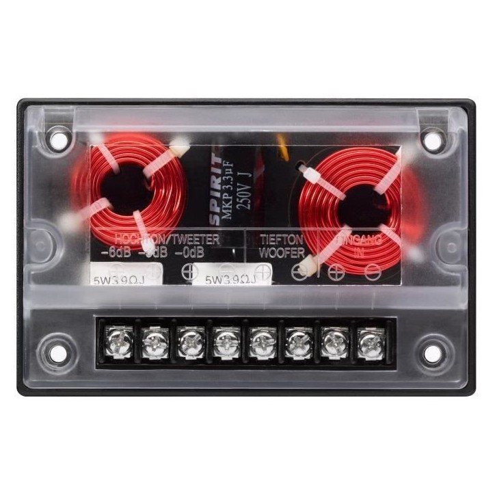 Kit 2 voies - MTX AUDIO - 13cm - 4O - 80Wrms - Châssis aluminium - Bobine Ø30mm TIL - Tweeter néodyme Ø28 mm Kit 2 voies - MTX AUDIO - 13cm - 4O - 80Wrms - Châssis aluminium - Bobine Ø30mm TIL - Tweeter néodyme Ø28 mm