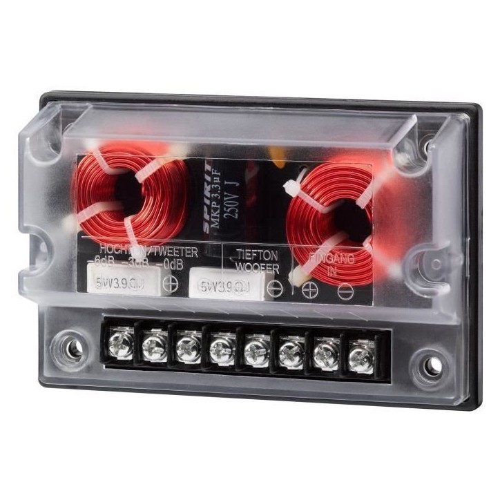 Kit 2 voies - MTX AUDIO - 13cm - 4O - 80Wrms - Châssis aluminium - Bobine Ø30mm TIL - Tweeter néodyme Ø28 mm Kit 2 voies - MTX AUDIO - 13cm - 4O - 80Wrms - Châssis aluminium - Bobine Ø30mm TIL - Tweeter néodyme Ø28 mm