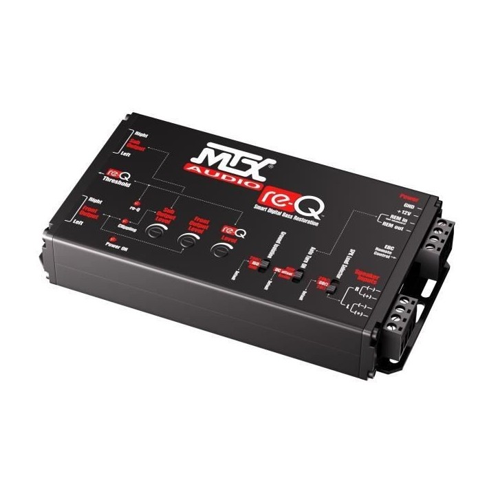Processeur - MTX AUDIO - Entrées haut-niveau vers sorties RCA Processeur - MTX AUDIO - Entrées haut-niveau vers sorties RCA