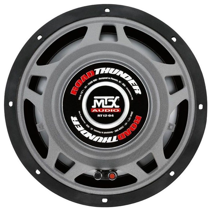 Subwoofer - MTX AUDIO - RT12-04 - 30cm - 250W RMS - 4O - Cône polypropylene Subwoofer - MTX AUDIO - RT12-04 - 30cm - 250W RMS - 4O - Cône polypropylene