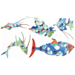 Ocean Creatures CLIXO - GIPSY TOYS - Jouet de construction magnétique