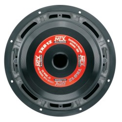 MTX TX812 Subwoofer voiture HighEnd 30cm 1800W RMS 2 châssis alu bobi