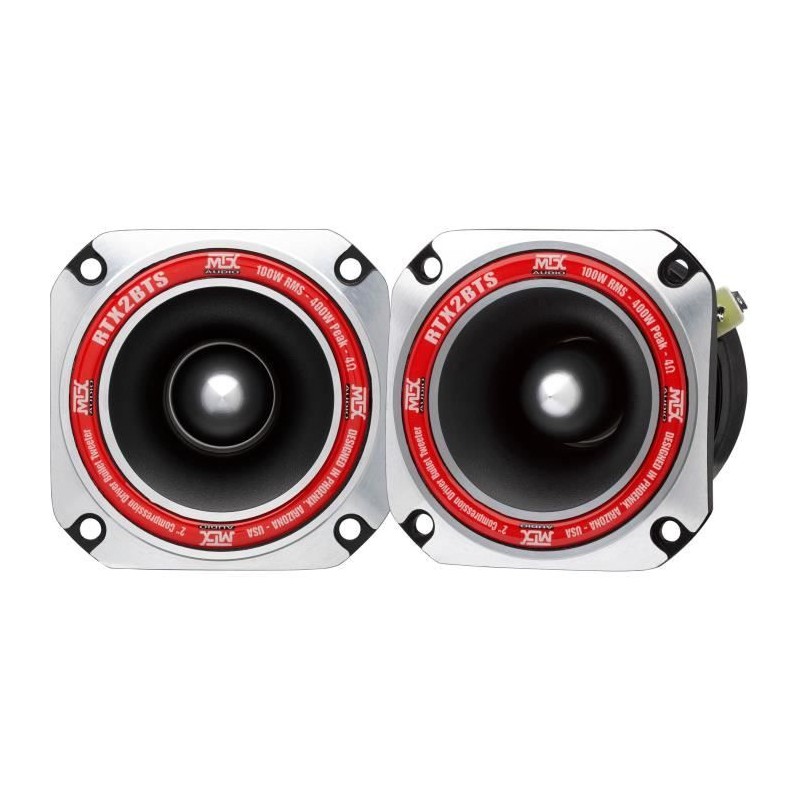 MTX AUDIO - MTX tweeter a haute efficacité RTX2BTs - Ø8cm - Bobine 2 MTX AUDIO - MTX tweeter a haute efficacité RTX2BTs - Ø8cm - Bobine 2