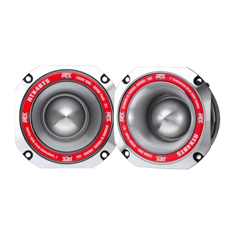 MTX AUDIO - MTX tweeter a haute efficacité RTX4BTs - Ø10cm - Bobine MTX AUDIO - MTX tweeter a haute efficacité RTX4BTs - Ø10cm - Bobine