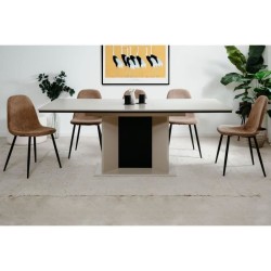 Table extensible - ARONA - Rectangulaire - 10 personnes - 160/200 x 76