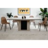 Table extensible - ARONA - Rectangulaire - 10 personnes - 160/200 x 76