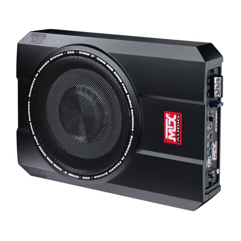 Caisson de grave amplifié - MTX AUDIO - RTU8P - 20 cm - 150W RMS - T Caisson de grave amplifié - MTX AUDIO - RTU8P - 20 cm - 150W RMS - T