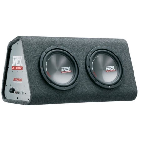 Caisson de grave - MTX AUDIO - Actif reflex avec double subwoofers 20c