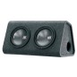 Caisson de grave - MTX AUDIO - Actif reflex avec double subwoofers 20cm - Ampli Classe-D 240Wrms - Filtre actif - Télécommande