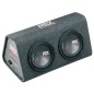 Caisson de grave - MTX AUDIO - Actif reflex avec double subwoofers 20cm - Ampli Classe-D 240Wrms - Filtre actif - Télécommande