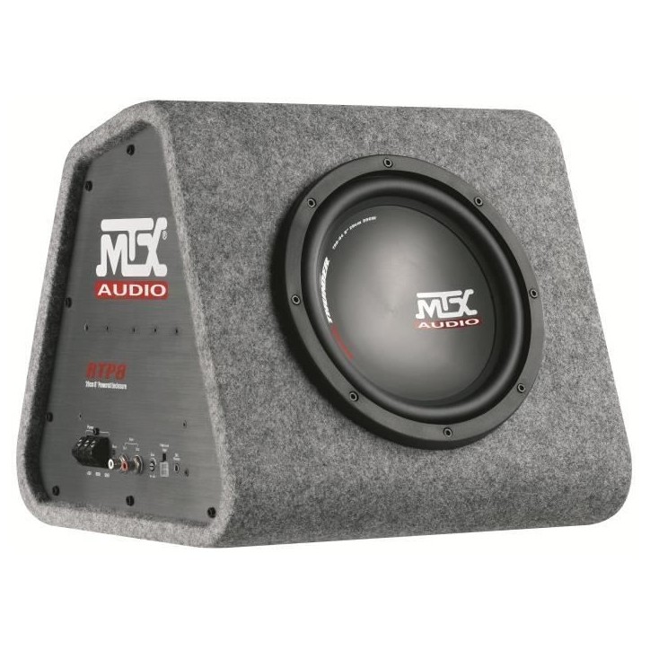 Caisson de grave amplifié - MTX AUDIO - RTP8 - 120W RMS - Subwoofer 20cm - Télécommande EBC Caisson de grave amplifié - MTX AUDIO - RTP8 - 120W RMS - Subwoofer 20cm - Télécommande EBC