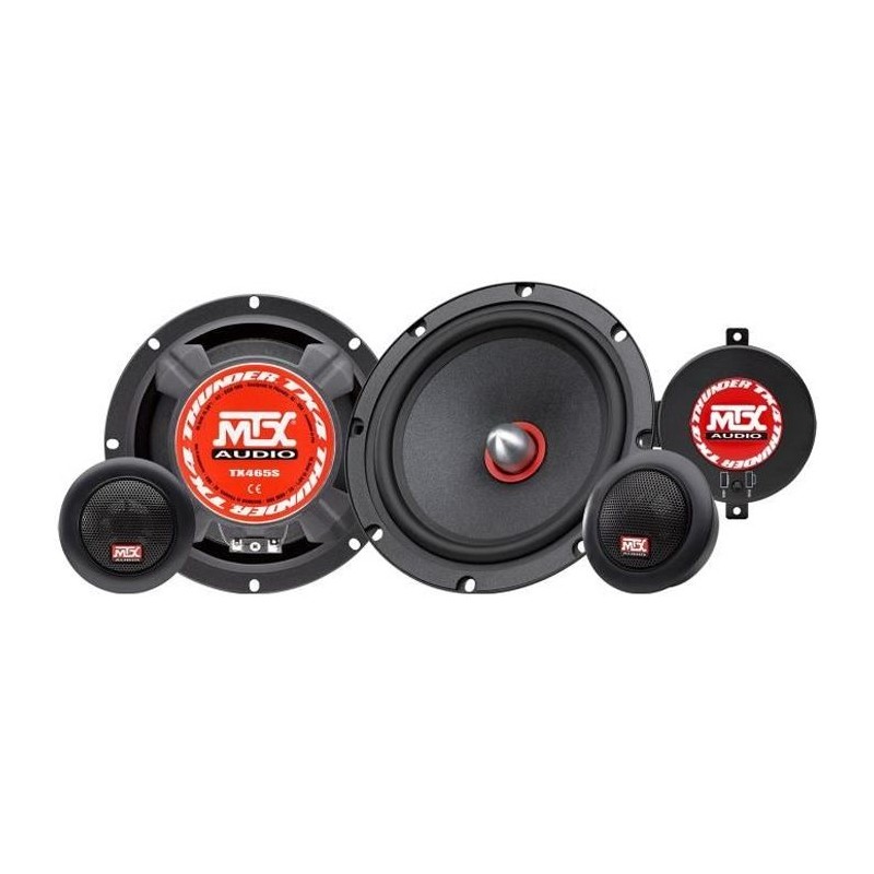 MTX TX465S Haut-parleurs voiture Kit 2 voies 16,5cm 80W RMS 4 Tweeteer MTX TX465S Haut-parleurs voiture Kit 2 voies 16,5cm 80W RMS 4 Tweeteer