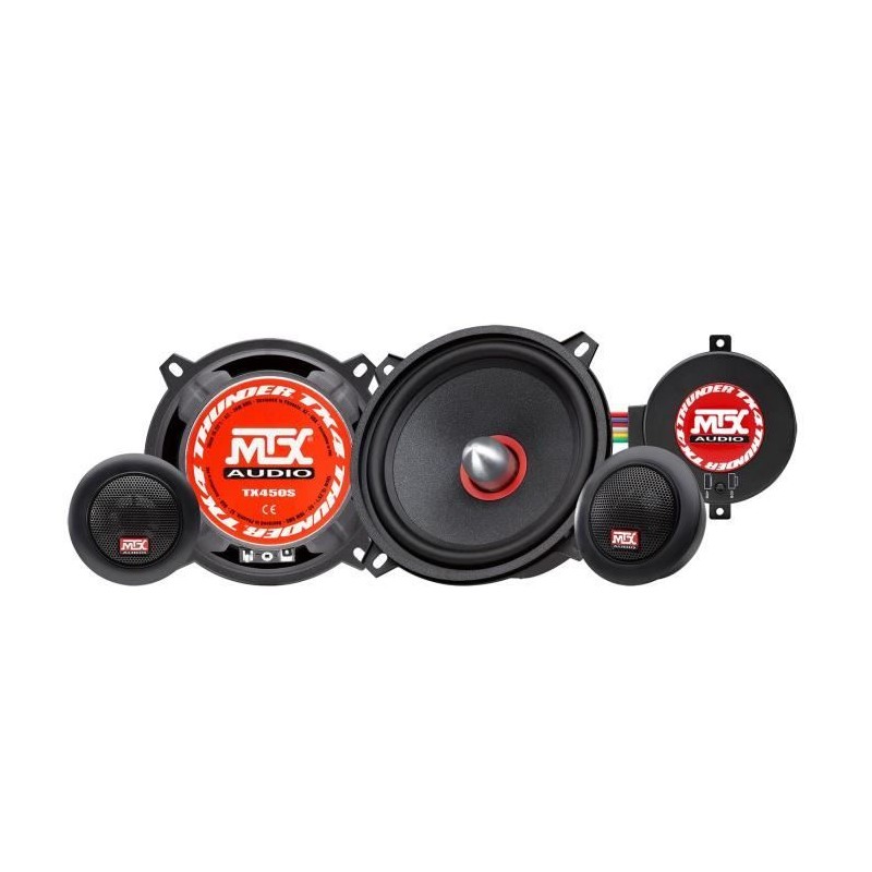 MTX TX450S Haut-parleurs voiture Kit 2 voies 13cm 70W RMS 4 Tweeters n MTX TX450S Haut-parleurs voiture Kit 2 voies 13cm 70W RMS 4 Tweeters n