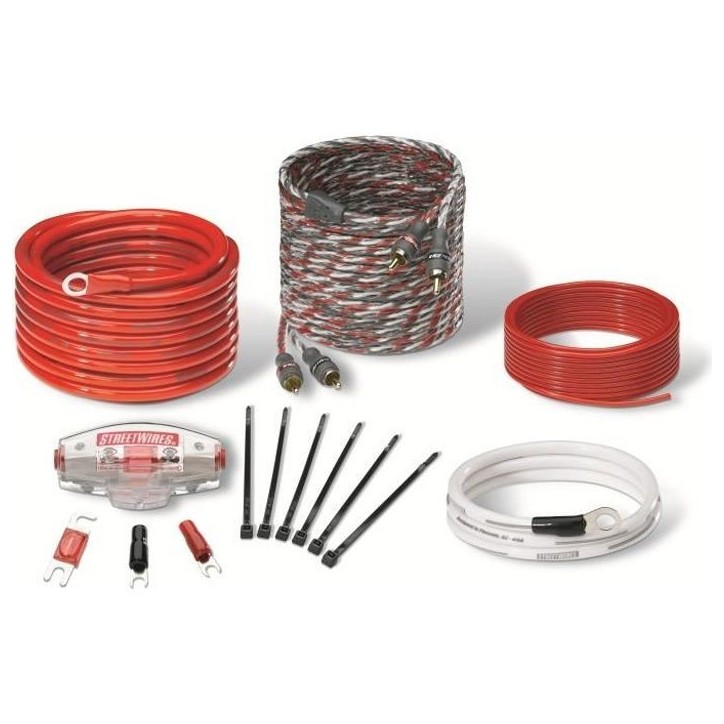 MTX ZNX10K Pack Alimentation 10mm² 5 metres d'alim 0,7m de masse câble RCA porte fusible et accessoires