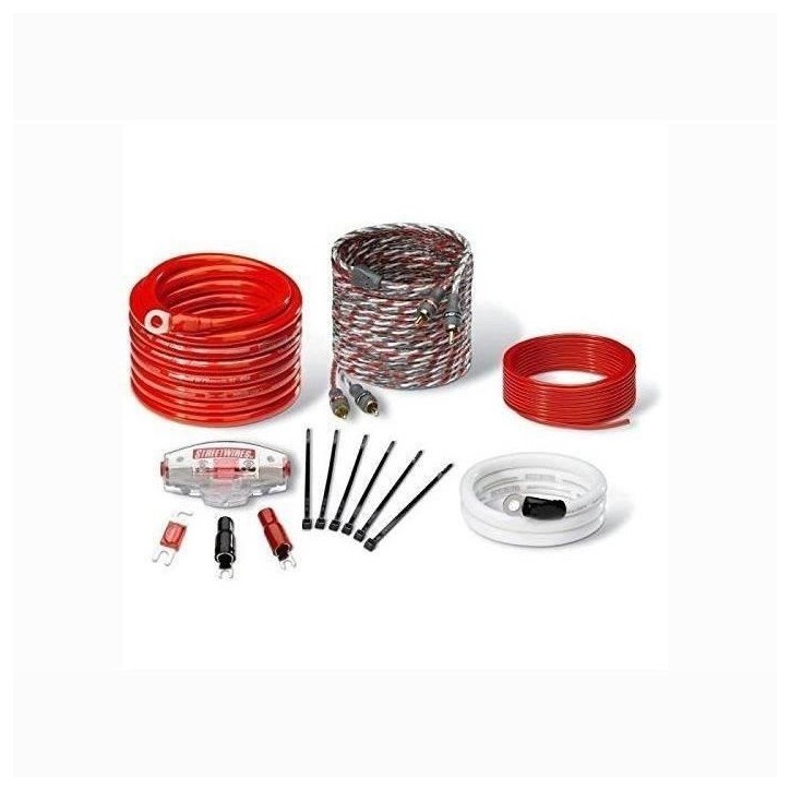 MTX ZNX21K Pack Alimentation 21mm² 5 metres d'alim 0,7m de masse câble RCA porte fusible et accessoires