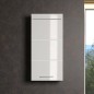 Meuble de salle de bain Rangement haut - 1 porte - Blanc - L 37 x P 23 x H 77 cm - AMANDA
