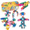 Rainbow Pack CLIXO - GIPSY TOYS - Jeu de Construction Magnétique, Fle