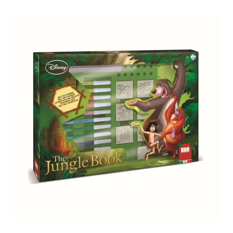 Coffret de tampons - MULTIPRINT - 4772 - Le Livre de la Jungle - 7 tam Coffret de tampons - MULTIPRINT - 4772 - Le Livre de la Jungle - 7 tam