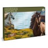 Coffret de tampons - MULTIPRINT - 4895 - Les Chevaux - 7 tampons bois