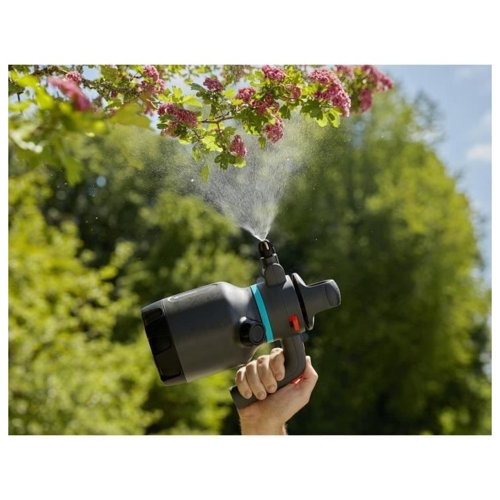 Pulvérisateur a pression GARDENA - Capacité 1.25L - Utilisation 360° - Indicateur de niveau intégré