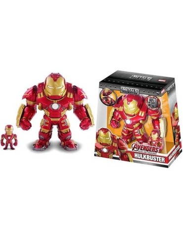 Figurines Iron Man en métal - MARVEL - Set de 2 - Articulées - 15+5cm