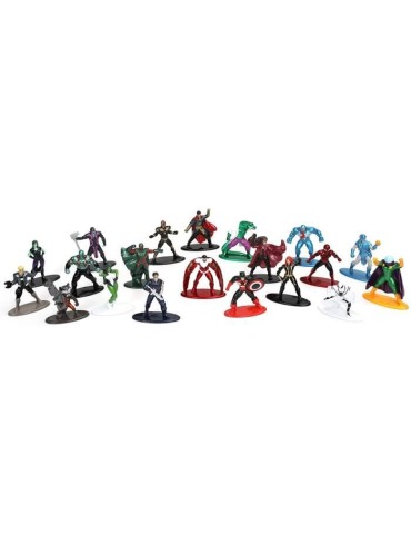Figurines Marvel Coffret 20 pieces en métal - Jada