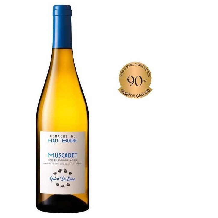 Domaine du Haut Bourg 2023 Muscadet Côtes de Grandlieu Sur Lie - Vin blanc de Loire Domaine du Haut Bourg 2023 Muscadet Côtes de Grandlieu Sur Lie - Vin blanc de Loire
