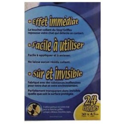 Bandes Stop'Griffes - MUZO - x24 - Transparent - Anti-griffes - Inoffe