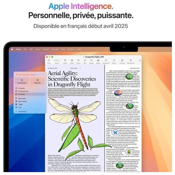 Apple - 13,6 MacBook Air M4 (2025) - RAM 16Go - Stockage 256Go - CPU 10 coeurs - GPU 8 coeurs - Minuit Apple - 13,6 MacBook Air M4 (2025) - RAM 16Go - Stockage 256Go - CPU 10 coeurs - GPU 8 coeurs - Minuit