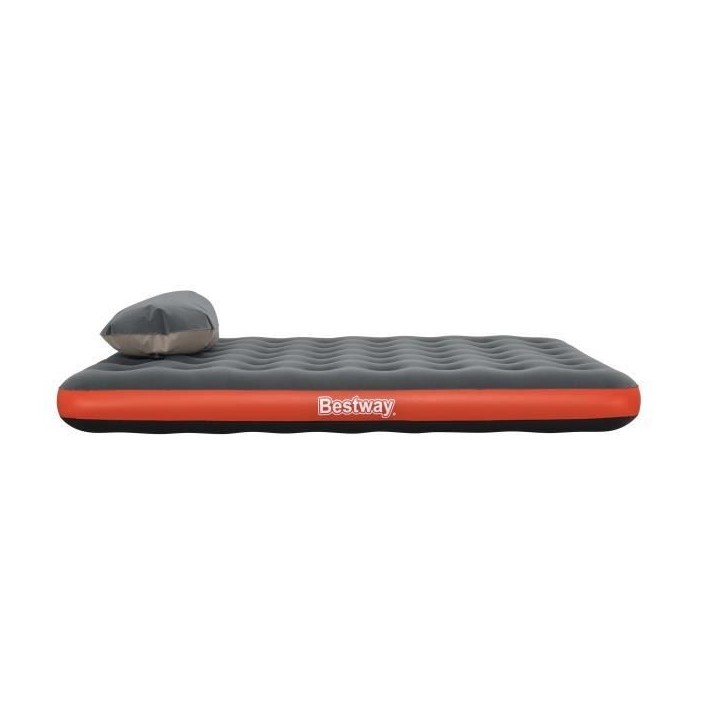 BESTWAY Matelas gonflable camping Pavillo - 2 places Roll & Relax - 203 x 183 x 22 cm - Avec sac de gonflage BESTWAY Matelas gonflable camping Pavillo - 2 places Roll & Relax - 203 x 183 x 22 cm - Avec sac de gonflage