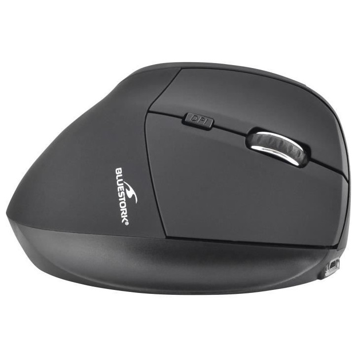 Souris Ergonomique Sans Fil - BLUESTORK - ERGO - Rechargeable - PC/MAC - Noir Souris Ergonomique Sans Fil - BLUESTORK - ERGO - Rechargeable - PC/MAC - Noir
