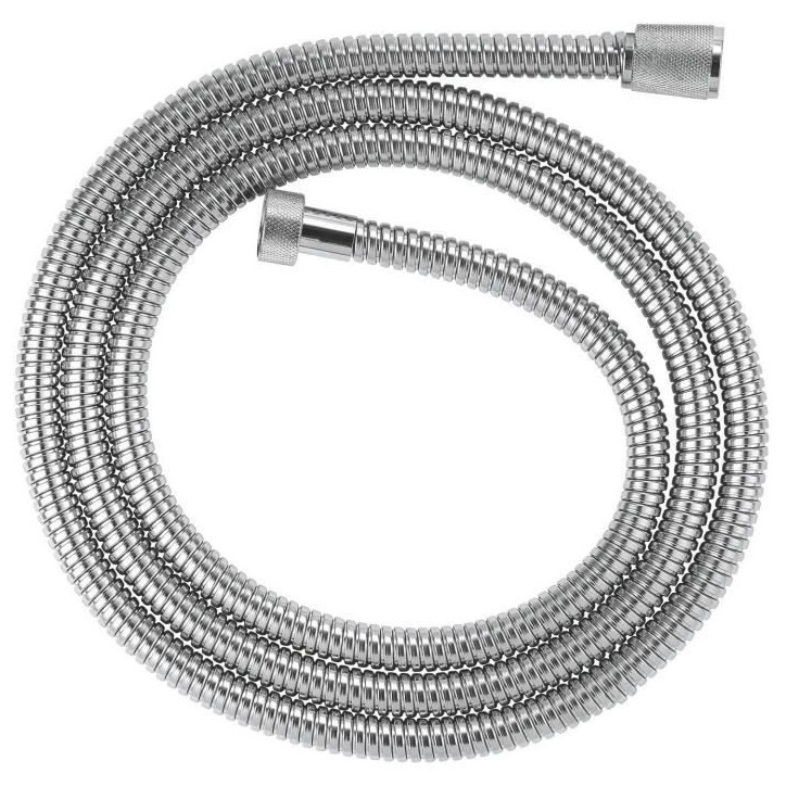 Flexible de douche - GROHE - VitalioFlex Metal - 2 m - Chromé - Résistant aux pliures