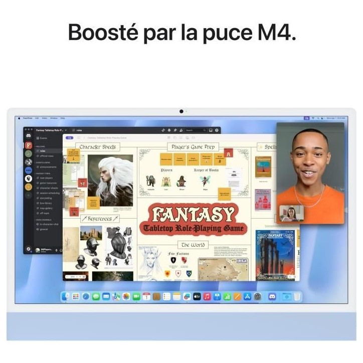 Apple iMac 24 ecran retina 4,5K 256Go SSD 16Go RAM Puce M4 CPU 10 coeurs GPU 10 coeurs Bleu (2024) Apple iMac 24 ecran retina 4,5K 256Go SSD 16Go RAM Puce M4 CPU 10 coeurs GPU 10 coeurs Bleu (2024)