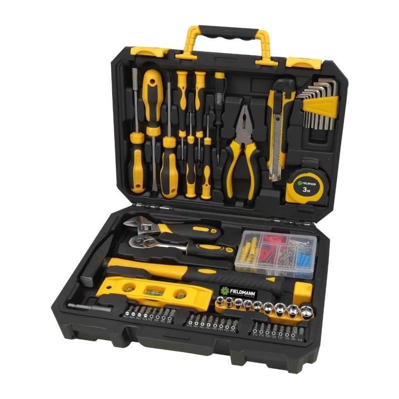 Ensemble d'outils - Fieldmann - FDG 5013-138R - 138 pieces - Mallette Ensemble d'outils - Fieldmann - FDG 5013-138R - 138 pieces - Mallette