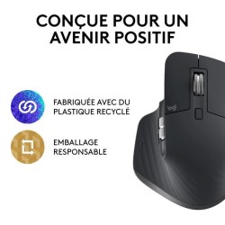 Souris - Sans fil - Logitech - MX Master 3S - Graphite