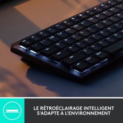 Clavier - Sans fil - Logitech - MX Mechanical - AZERTY - Mécanique -