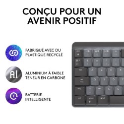 Clavier - Sans Fil - Logitech - MX Mini - AZERTY - Mécanique - Rétro