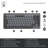 Clavier - Sans Fil - Logitech - MX Mini - AZERTY - Mécanique - Rétro