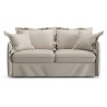Canapé convertible express - 3 places - MYKONOS - Tissu beige - 185 x